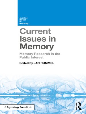 cover image of Current Issues in Memory